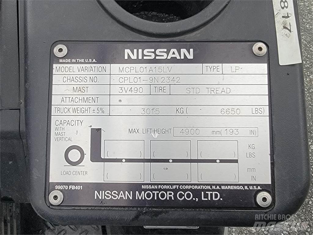 Nissan MCPL01A15LV Muut koneet