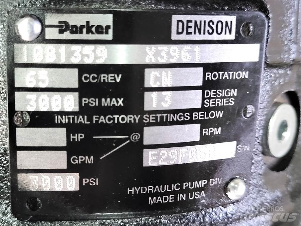 Parker 10B1359 X3961 Vesipumput