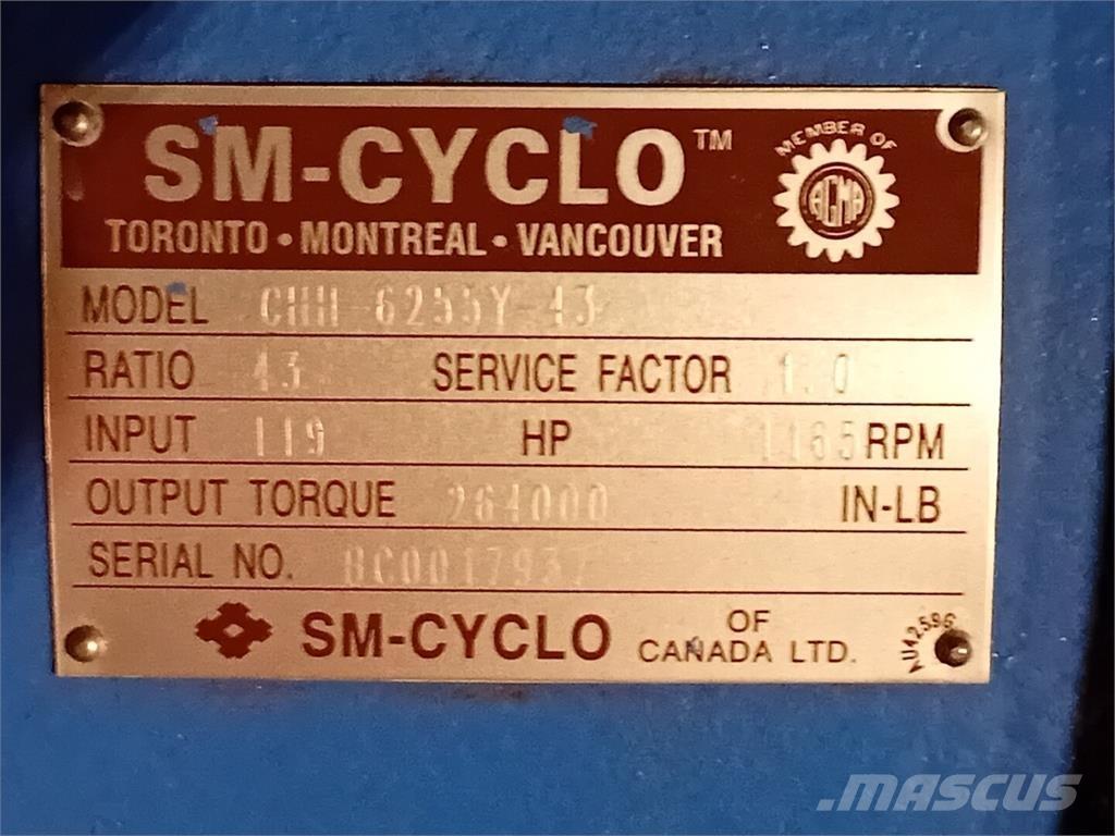  SM-CYCLO CHH-6255Y-43 Muut koneet