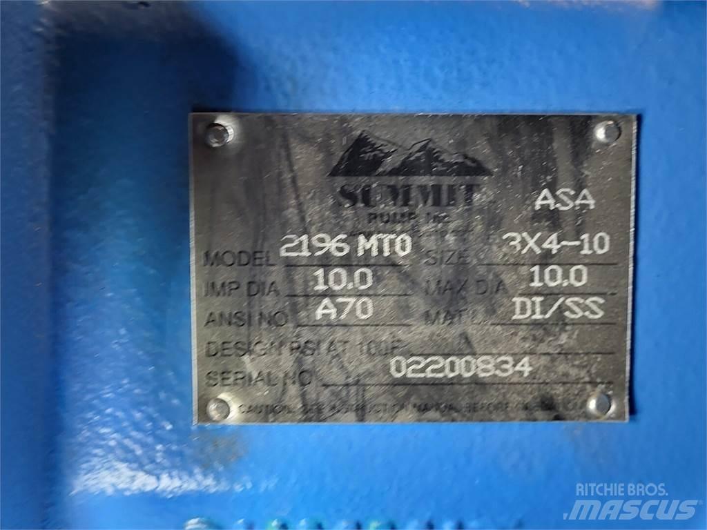  SUMMIT PUMP 2196MTO Porauskaluston varaosat