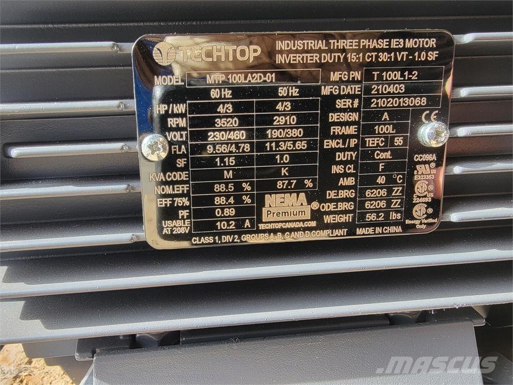  TECHTOP MTP100LA2D-01 Teollisuusmoottorit