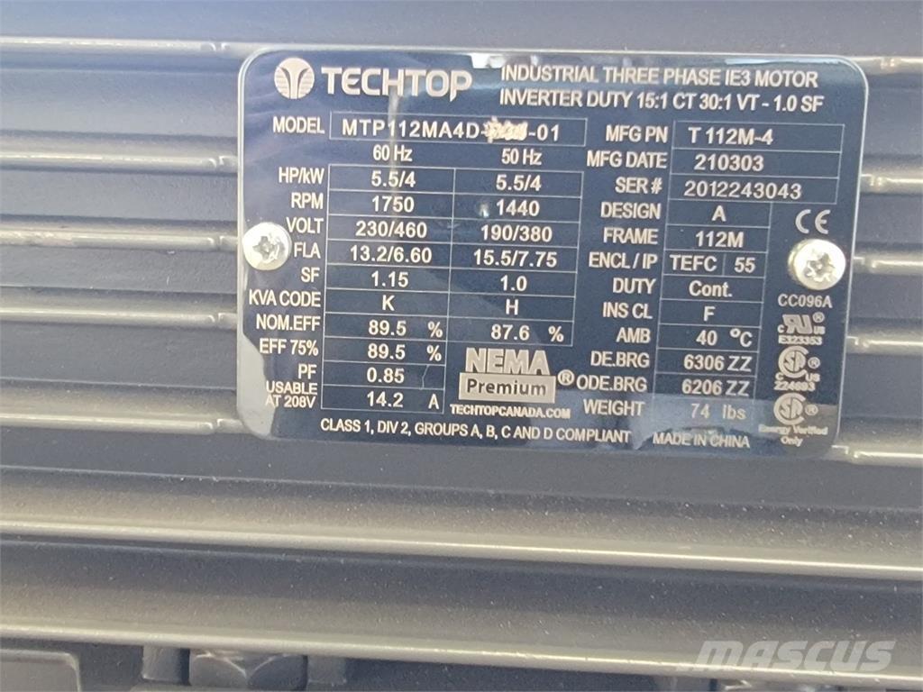  TECHTOP MTP112MA4D Teollisuusmoottorit
