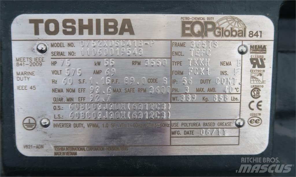  TOSHIBA 0752XDSC41B-P Teollisuusmoottorit