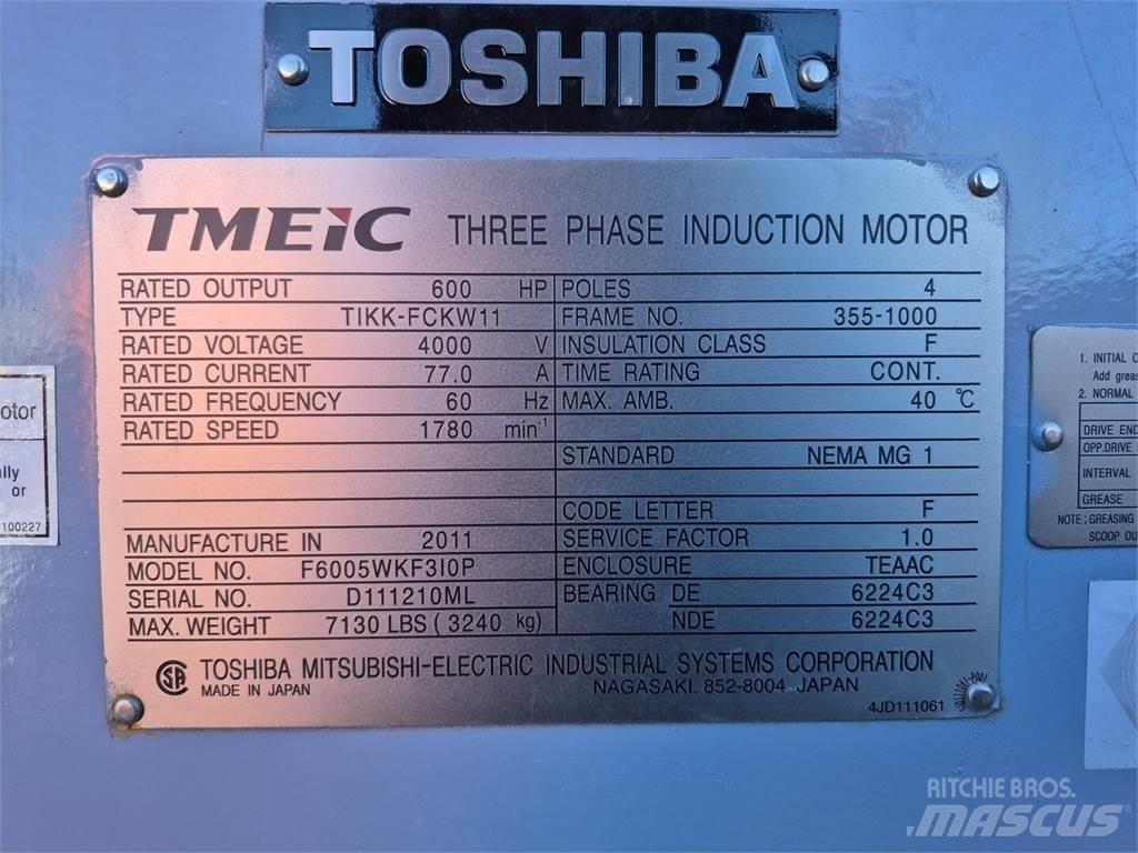  TOSHIBA F6005WKF3I0P Teollisuusmoottorit