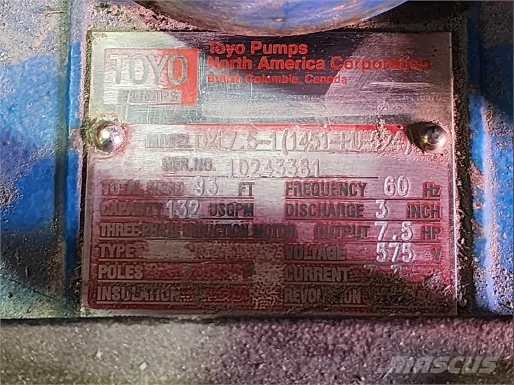 Toyo DXL7.5-1 Vesipumput