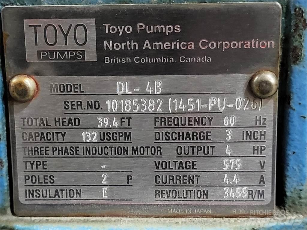 Toyo PUMPS DL-4B Vesipumput