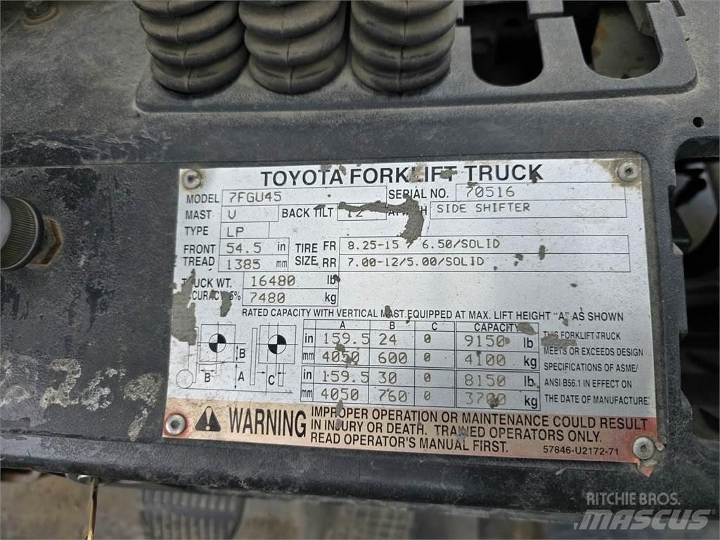 Toyota 7FGU45 Muut koneet