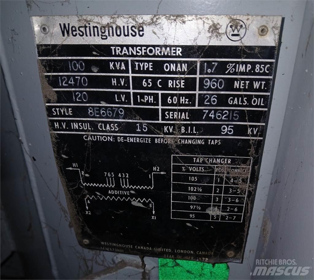 Westinghouse 8E6679 Muut koneet