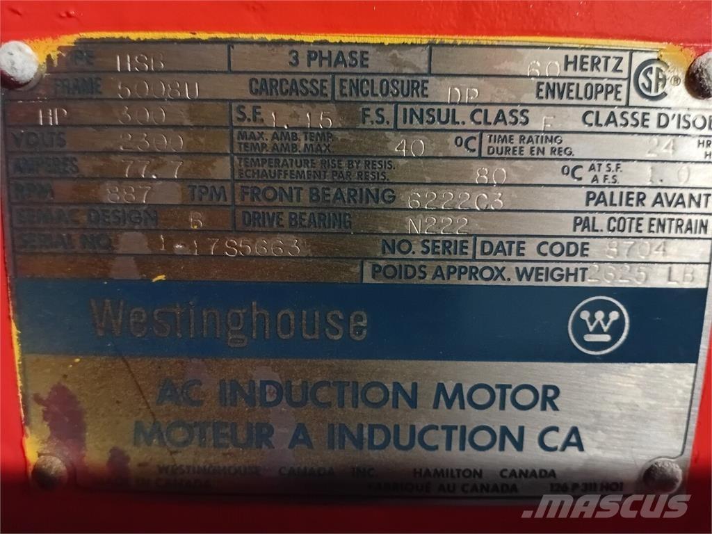 Westinghouse HSB Teollisuusmoottorit