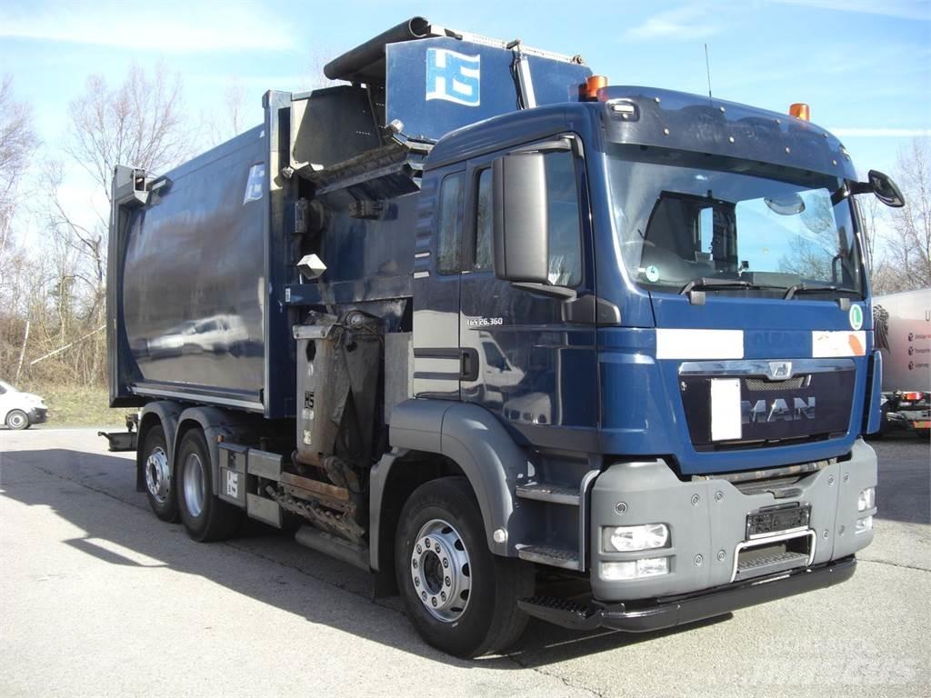 MAN 26360FNLL / RECHTSGEST. Jäteautot