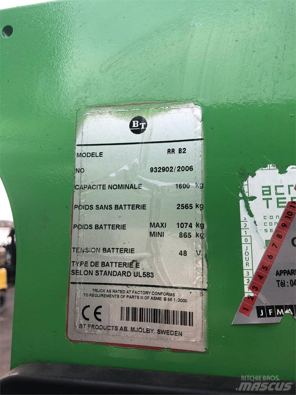 Cesab RRB2 Työntömastotrukit
