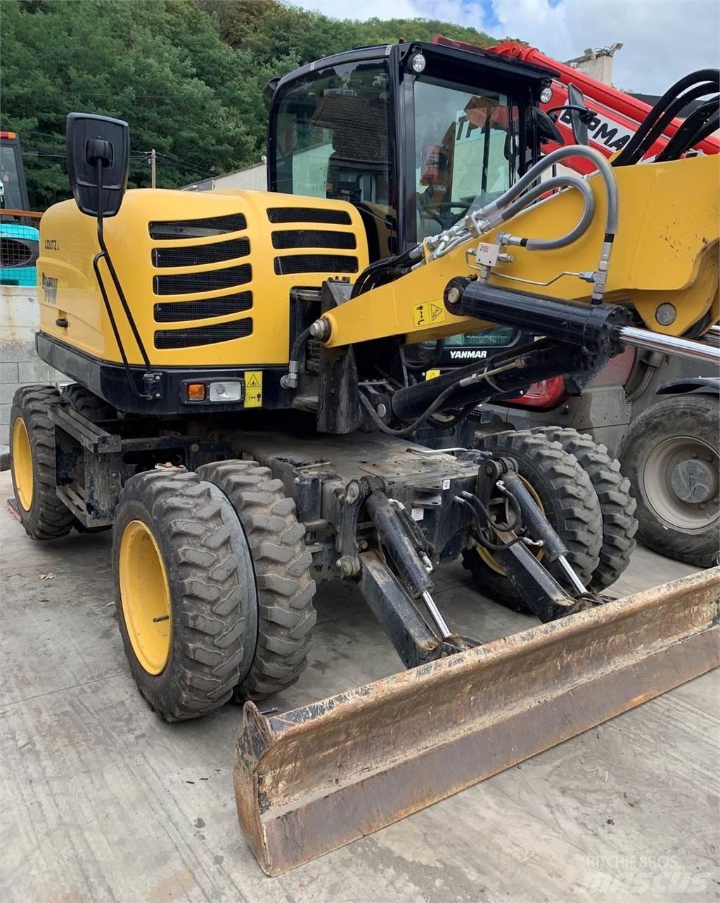 Yanmar B95W Pyöräkaivukoneet