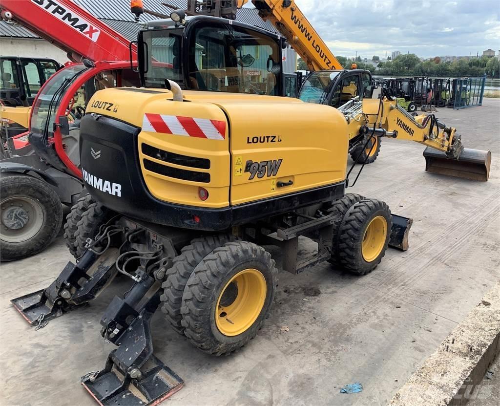Yanmar B95W Pyöräkaivukoneet