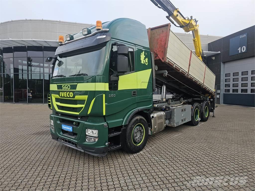 Iveco Stralis 560 6x4 Vaihtolava-autot