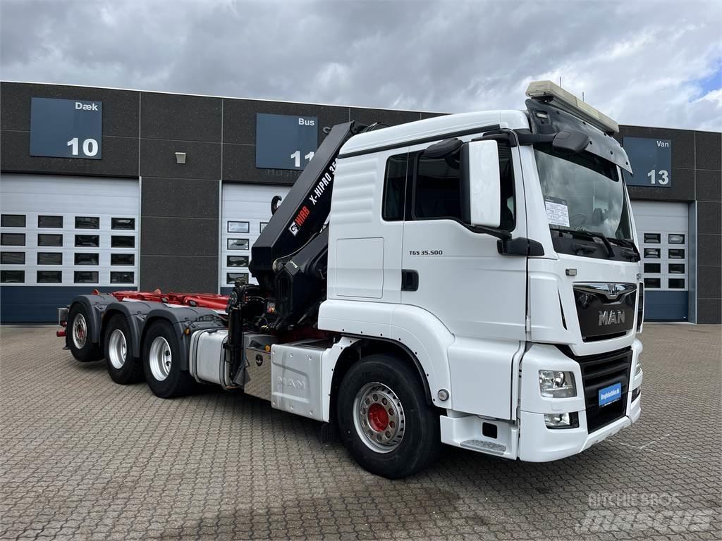 MAN TGS 35.500 8x4 Vaihtolava-autot