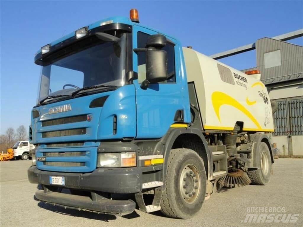 Scania P 230 Bucher Lakaisuautot