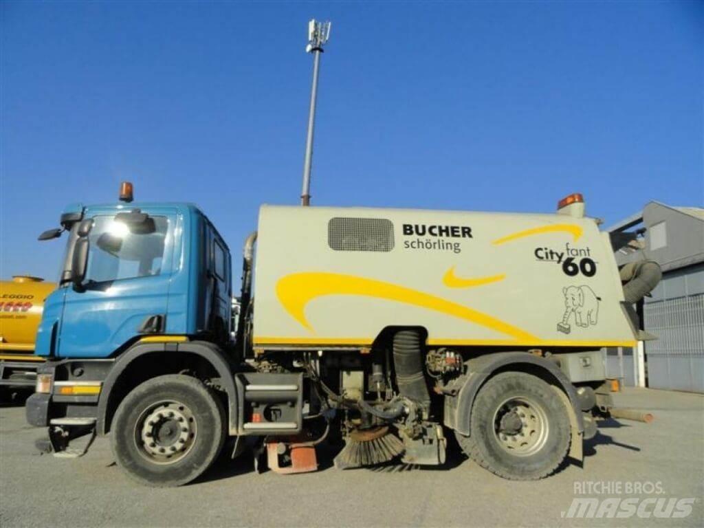 Scania P 230 Bucher Lakaisuautot