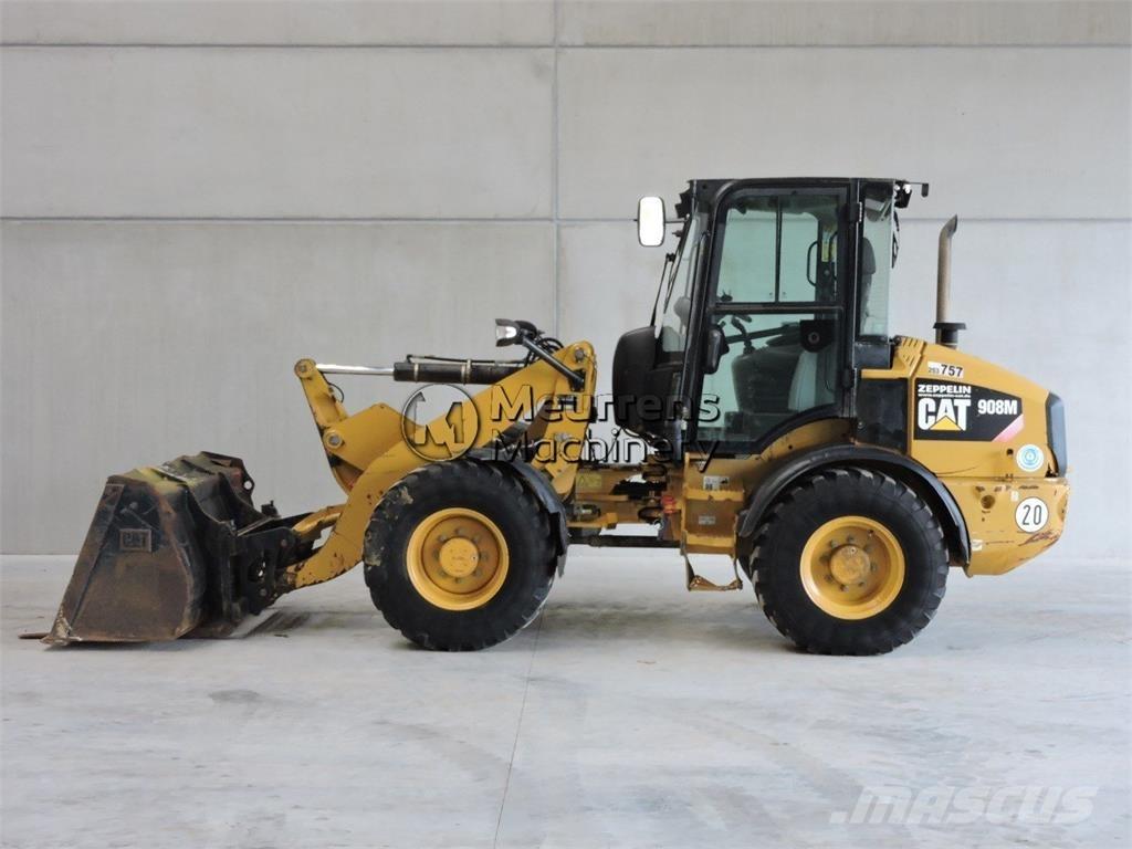 CAT 908M + FORK Pyöräkuormaajat