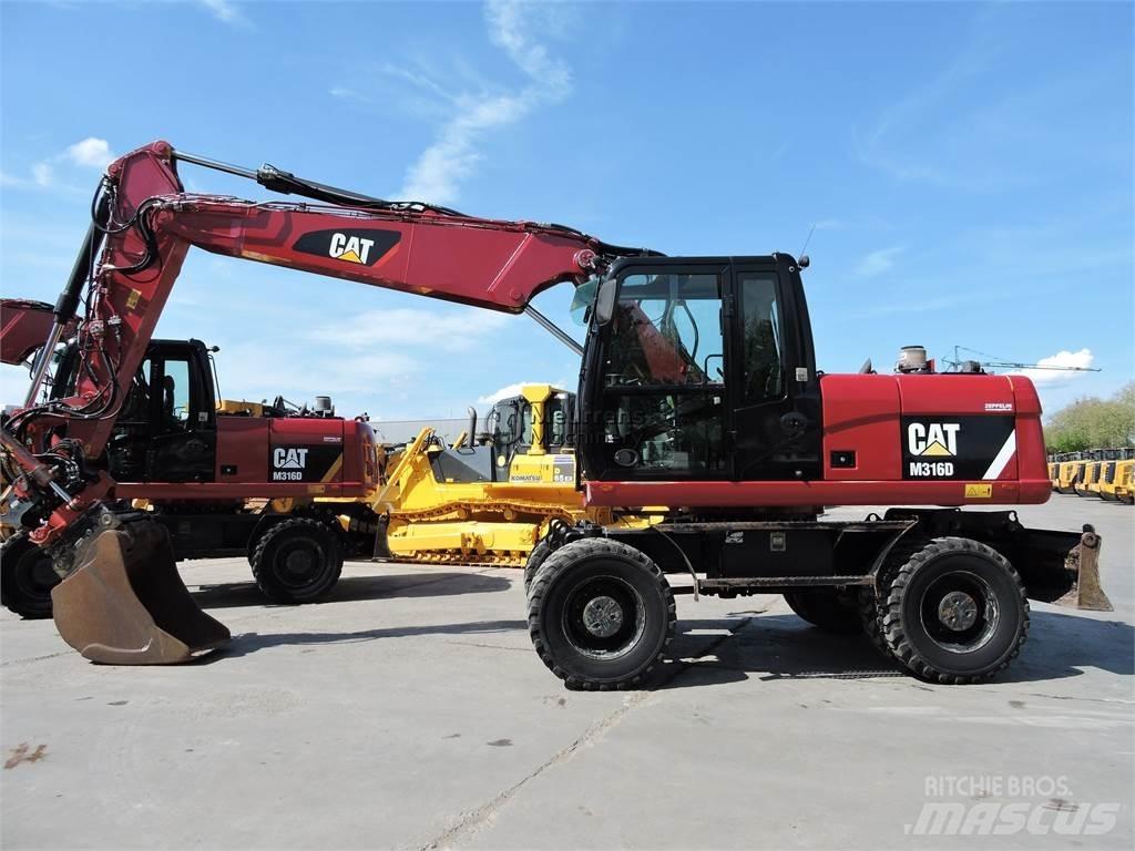 CAT M316D Pyöräkaivukoneet