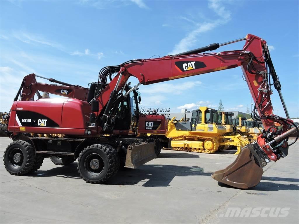 CAT M316D ROTOTILT Pyöräkaivukoneet