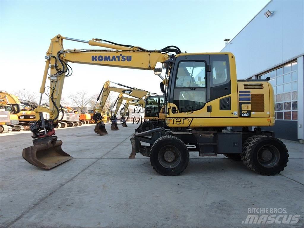 Komatsu PW148 Pyöräkaivukoneet