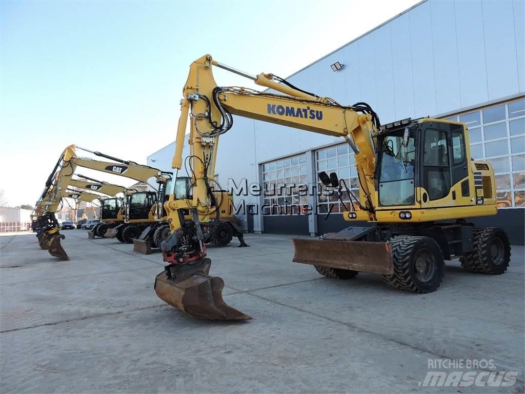 Komatsu PW148 Pyöräkaivukoneet