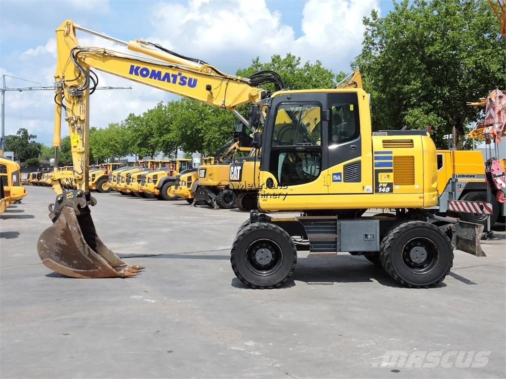 Komatsu PW148 Pyöräkaivukoneet