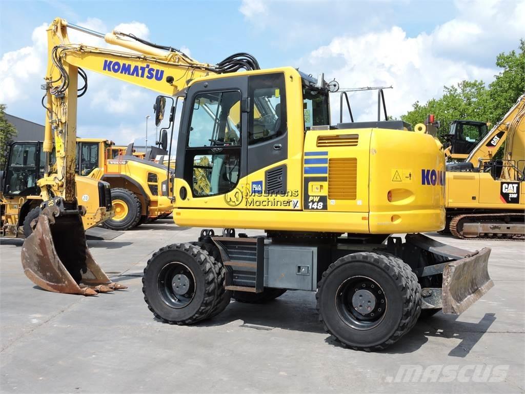 Komatsu PW148 Pyöräkaivukoneet