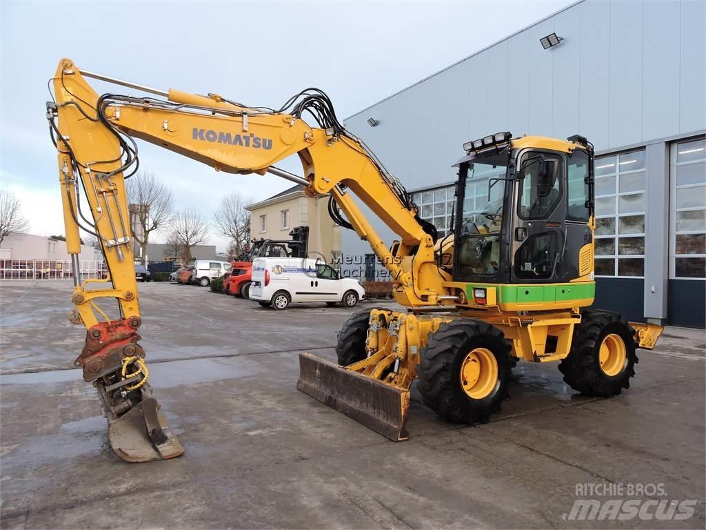 Komatsu PW98 Pyöräkaivukoneet