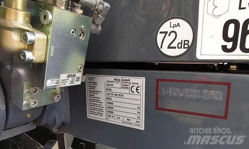 Atlas 140 W Pyöräkaivukoneet