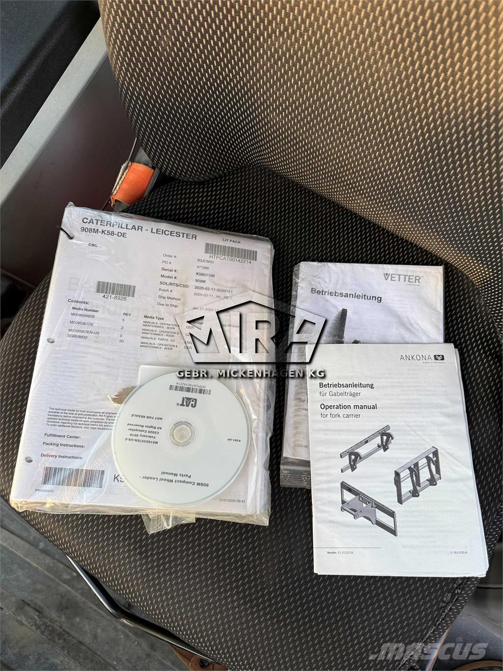 CAT 908M Pyöräkuormaajat