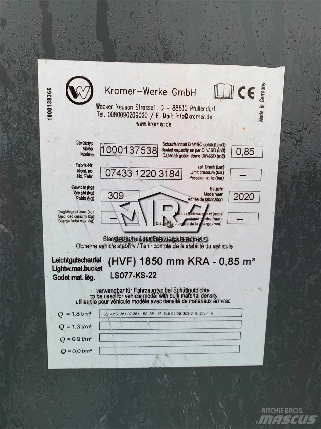 Kramer 1850 mm Kauhat