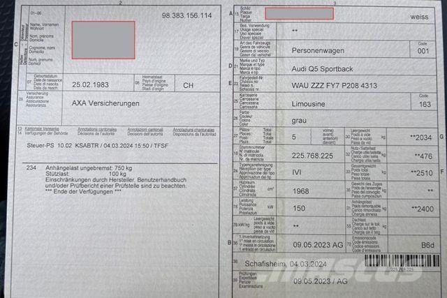 Audi | Q5 Sportback Muut autot
