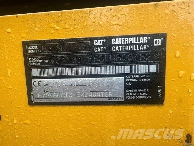 CAT M318F Pyöräkaivukoneet