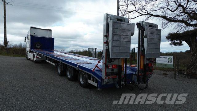  GVN 3 AXLE FLATBED Puoliperävaunulavetit
