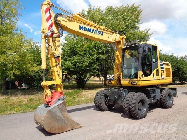 Komatsu PW 160-10 Pyöräkaivukoneet