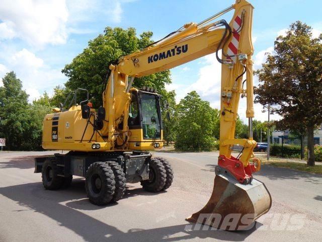 Komatsu PW 160-10 Pyöräkaivukoneet