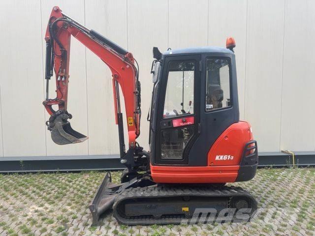 Kubota KX61-3 Minikaivukoneet < 7t