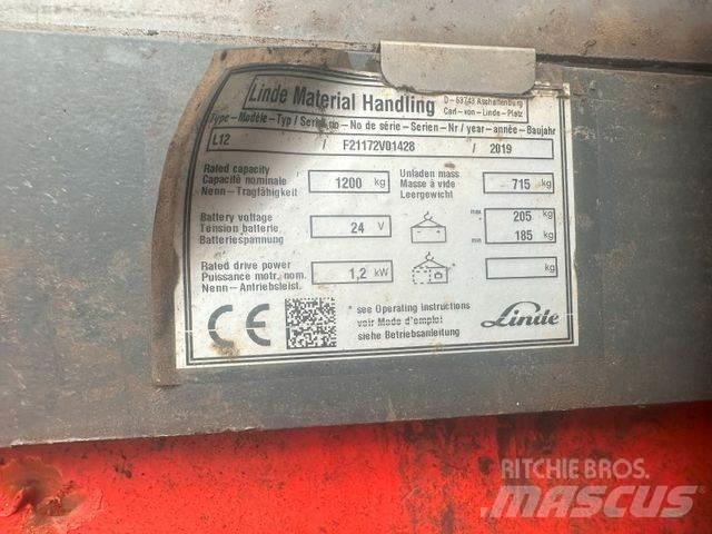 Linde L12 Korkeakeräilytrukit