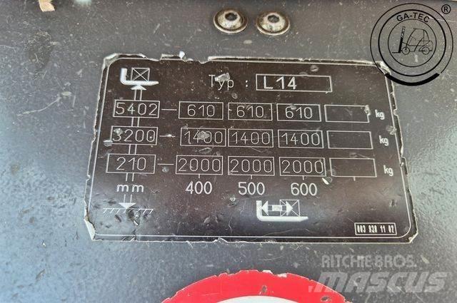 Linde L14i Korkeakeräilytrukit