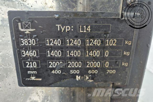 Linde L14i Korkeakeräilytrukit