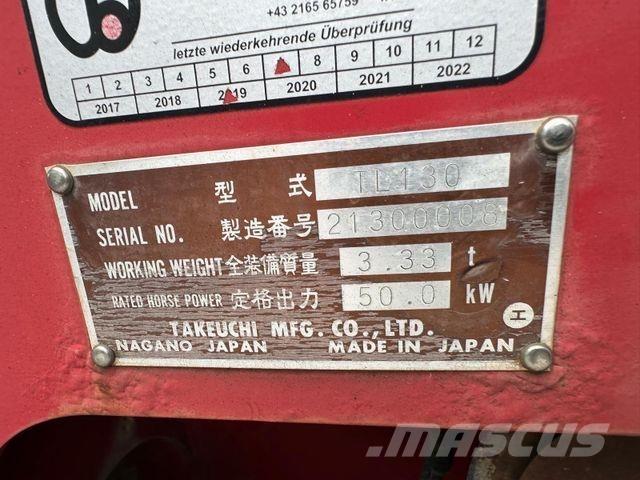 Takeuchi TL 130 Muut koneet