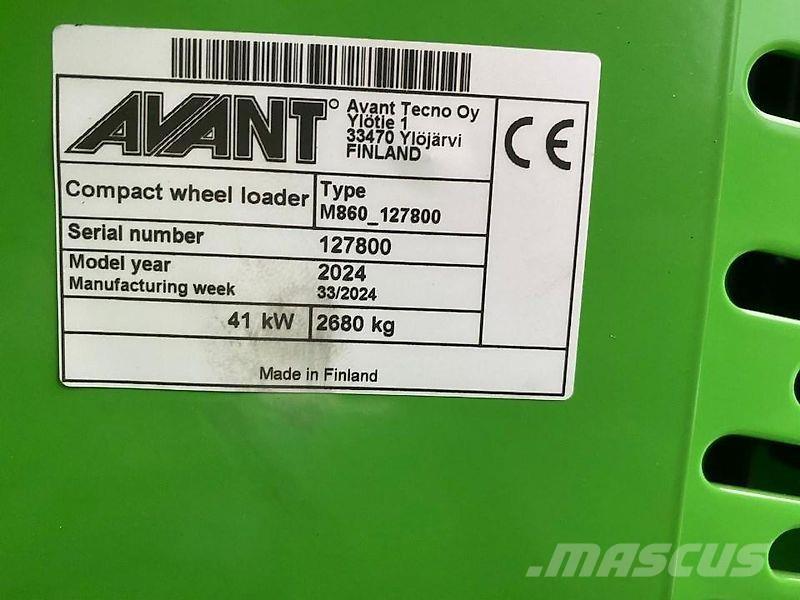 Avant 860 I TDL Liukuohjatut kuormaajat