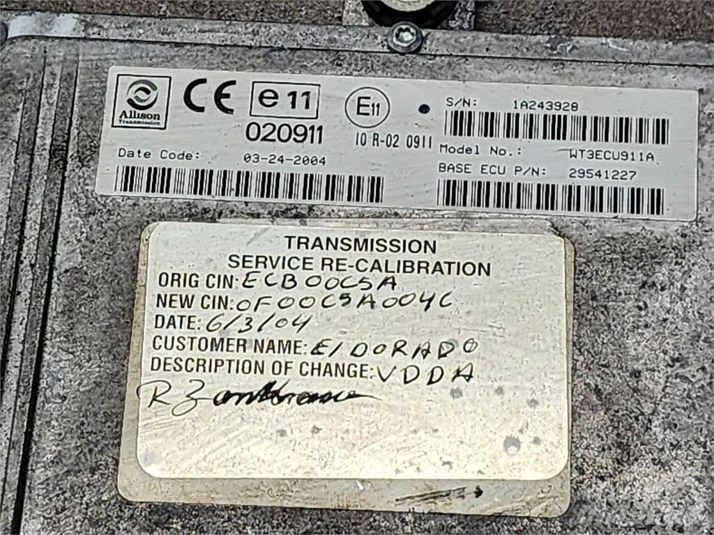 Allison  Sähkö ja elektroniikka