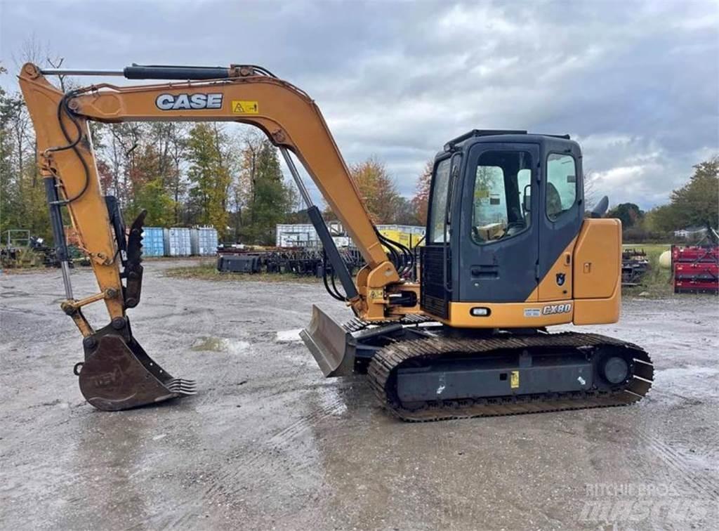 CASE CX80 Minikaivukoneet < 7t
