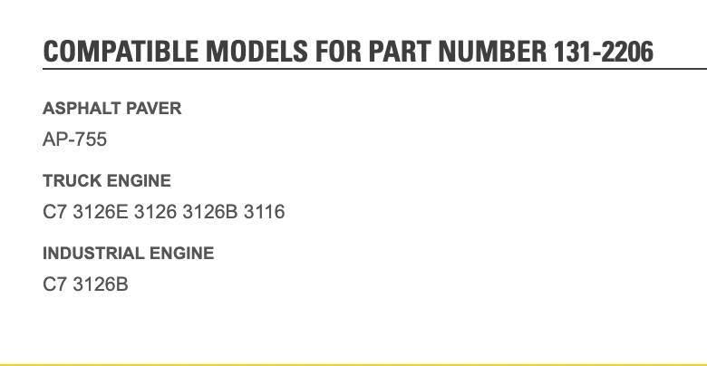 CAT 3126 Muut