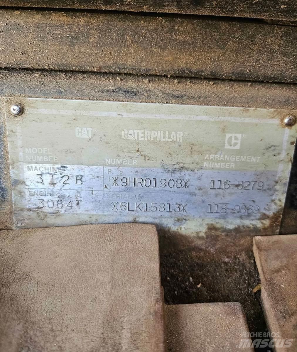 CAT 312B Telakaivukoneet