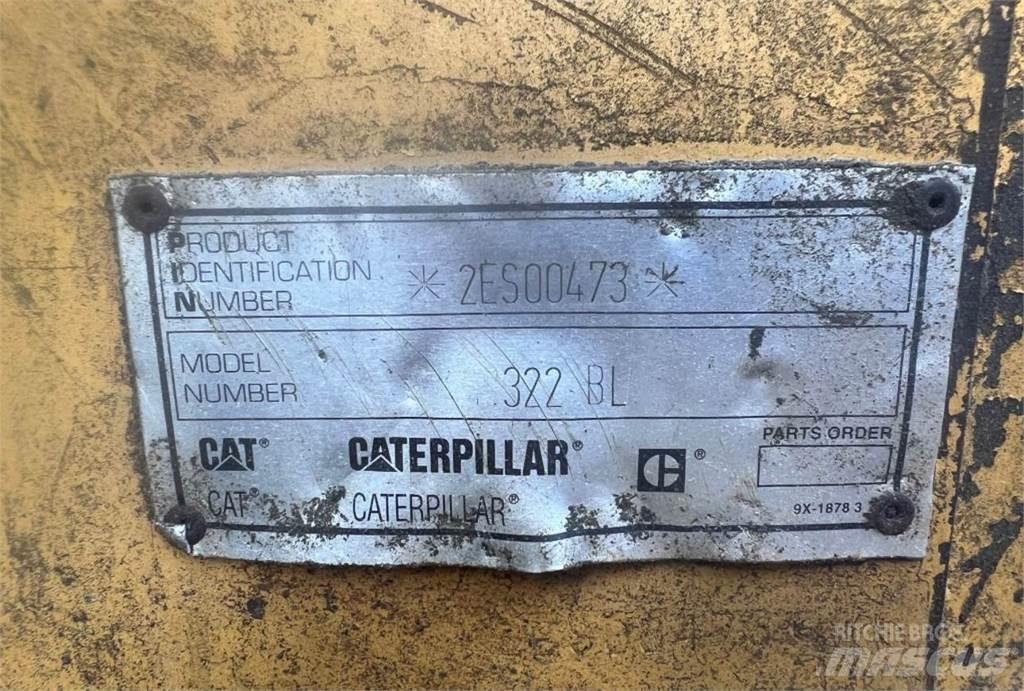 CAT 322BL Telakaivukoneet