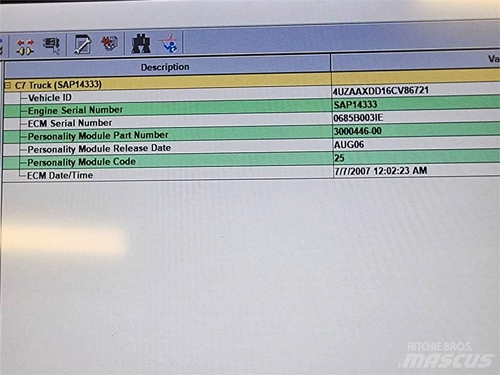CAT C7 Sähkö ja elektroniikka