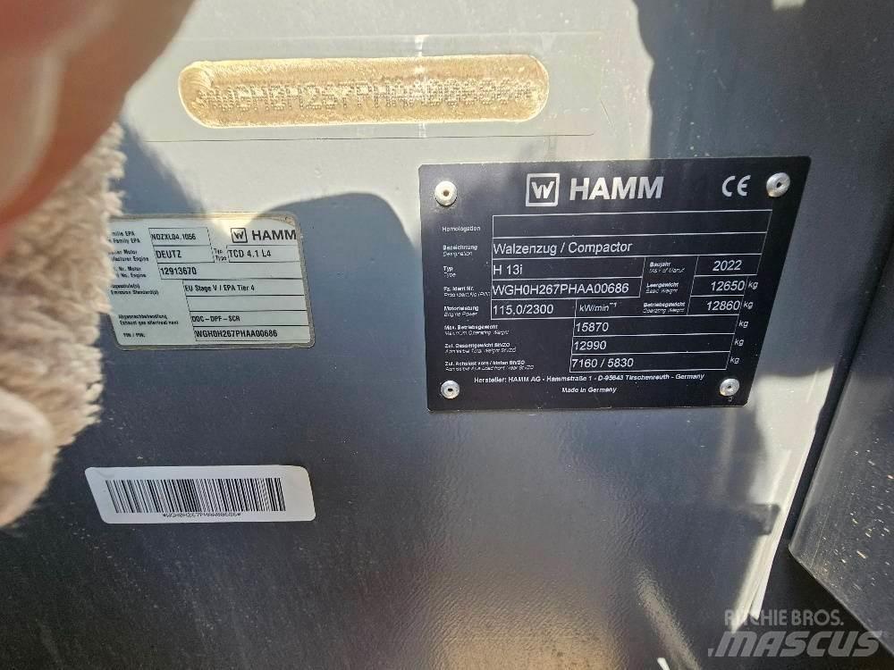 Hamm H13I Yksivalssijyrät